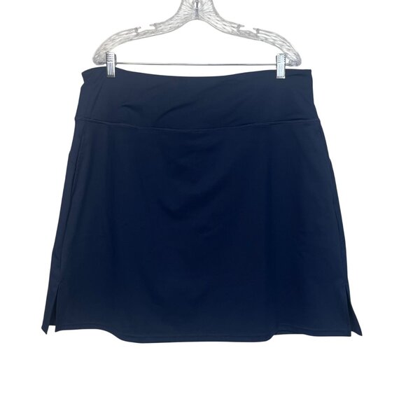 Xieerduo Womens Skort Modest Knee Activewear Pockets Blue Size 3XL New - Picture 1 of 9